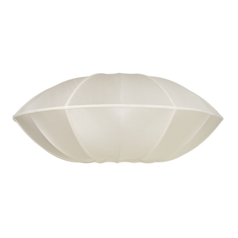 UFO Lampeskærm Råhvid