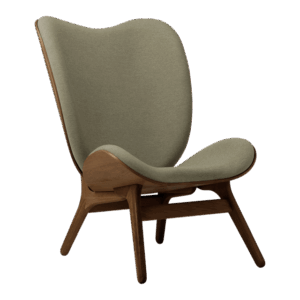 Umage A Conversation Piece Høj Lænestol Mørk Egetræ/Morning Meadows