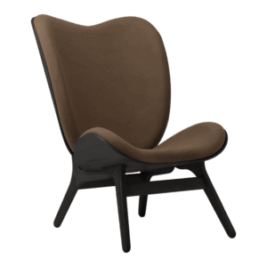 Umage A Conversation Piece Høj Lænestol Sort Egetræ/Mocca