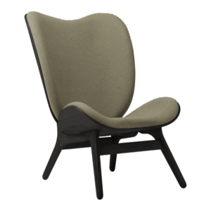 Umage A Conversation Piece Høj Lænestol Sort Egetræ/Morning Meadows