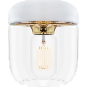 Umage Acorn lampeskærm, hvid/messing