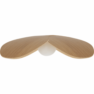 Umage Forget Me Not lampeskærm, lyst træ, Ø28 cm