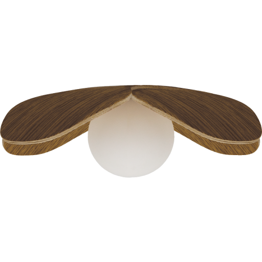 Umage Forget Me Not lampeskærm, mørkt træ, Ø19 cm