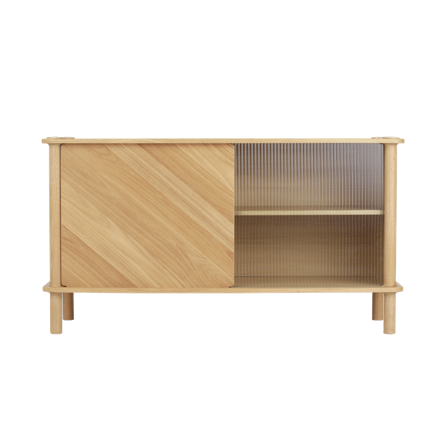 Umage Italic Kabinet 1x1 Døre Eg/Glas