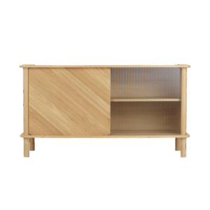 Umage Italic Kabinet 1x1 Døre Eg/Glas