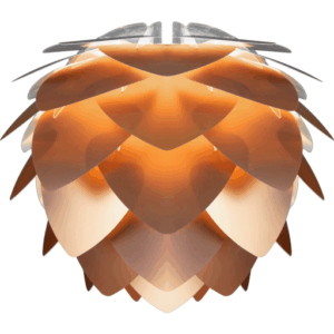 Umage Silvia lampeskærm, børstet bronze, Ø32 cm