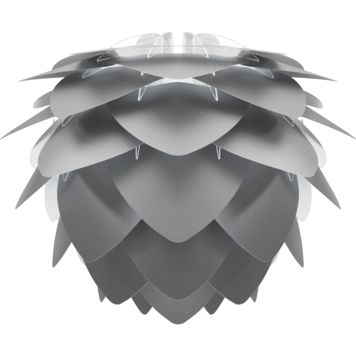 Umage Silvia lampeskærm, grå, Ø45 cm