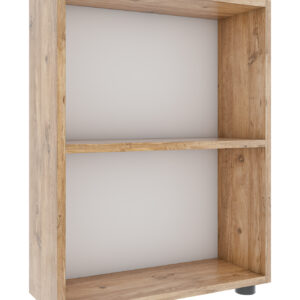 VCM NORDIC Bulas 2-rum reol, m. 1 hylde - hvid og natur træ