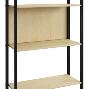 VCM NORDIC Flakos 3 rum reol, m. 3 hylder - natur træ og metal