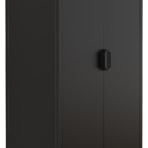 VCM NORDIC Flokas M skab, m. 2 låger og 1 hylde - sort stål