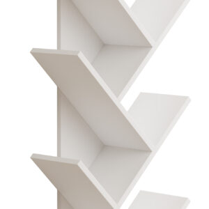 VCM-Nulis XL reol, m. 10 åbne rum - hvid træ