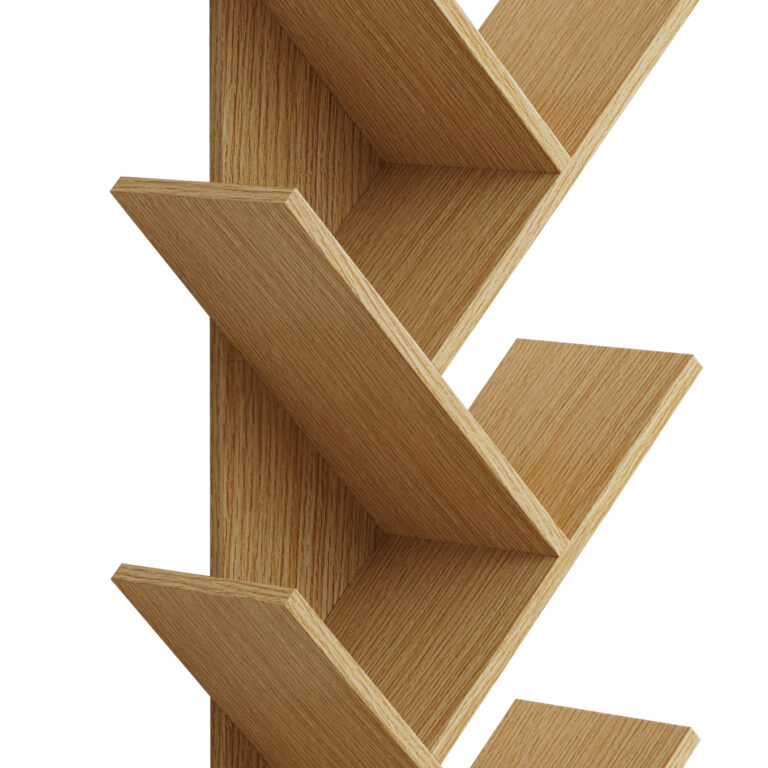 VCM-Nulis XL reol, m. 10 åbne rum - natur træ