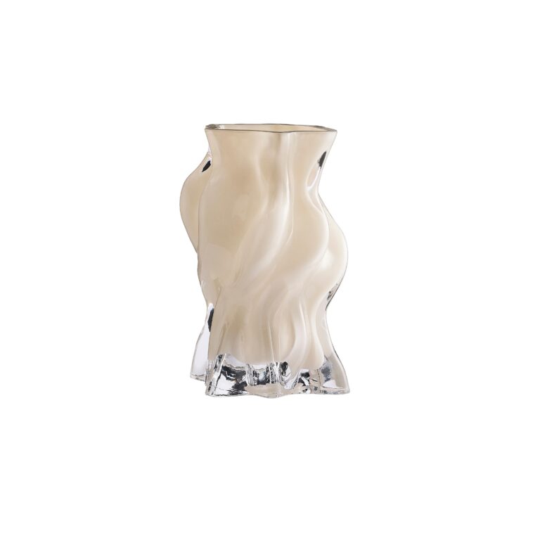 VENA Vase Medium Mørk Creme