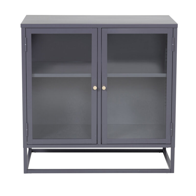 VENTURE DESIGN Bakal skab, m. 2 låger og 1 hylde - lysegrå stål