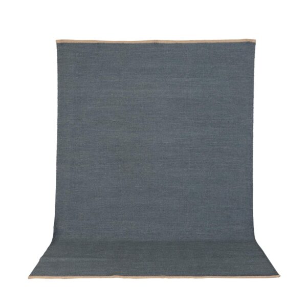 VENTURE DESIGN Jaipur gulvtæppe - blå uld og bomuld (170x240)