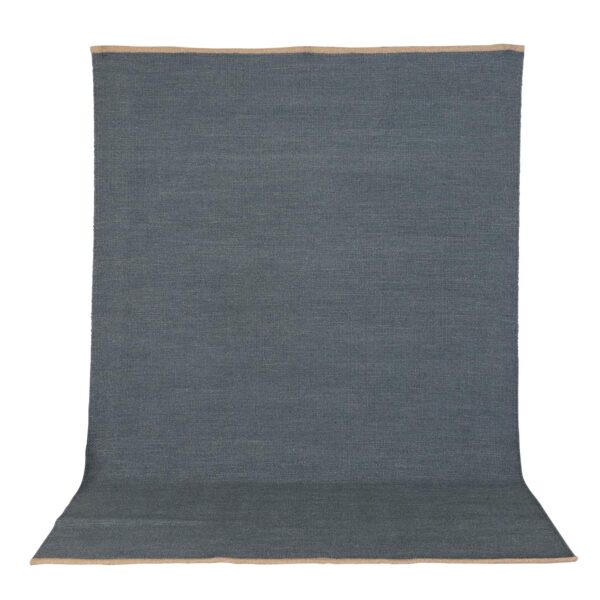 VENTURE DESIGN Jaipur gulvtæppe - blå uld og bomuld (200x300)