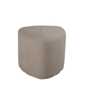 VENTURE DESIGN Peg puf, trekantet - beige bamsestof polyester