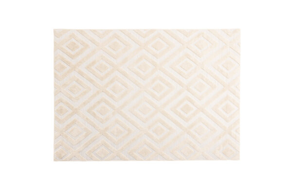 VENTURE DESIGN Pia gulvtæppe, rektangulær - beige polyester (230x160)