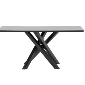 VENTURE DESIGN Piazza sofabord, rektangulær - sort MDF (60x100)