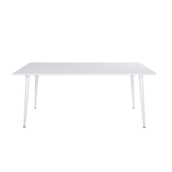 VENTURE DESIGN Polar spisebord - hvid MDF og hvid metal (180x90)