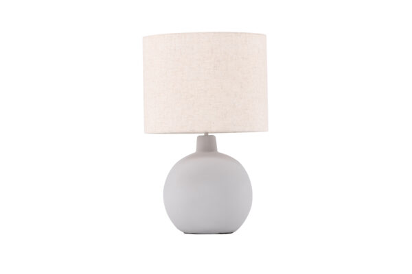 VENTURE DESIGN Torcello bordlampe - beige hør og grå beton