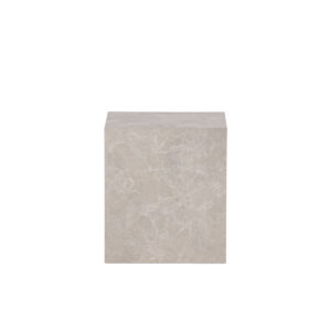 VENTURE DESIGN York High sofabord, kvadratisk - beige marmormønstret MDF (40x40)