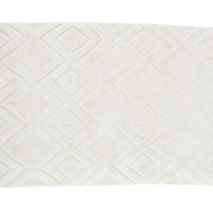 VIND COLLECTION Dahliawool gulvtæppe, rektangulær - hvid uld (300x200)