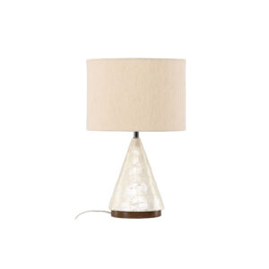 VIND COLLECTION Donsö bordlampe - lysegrå capiz