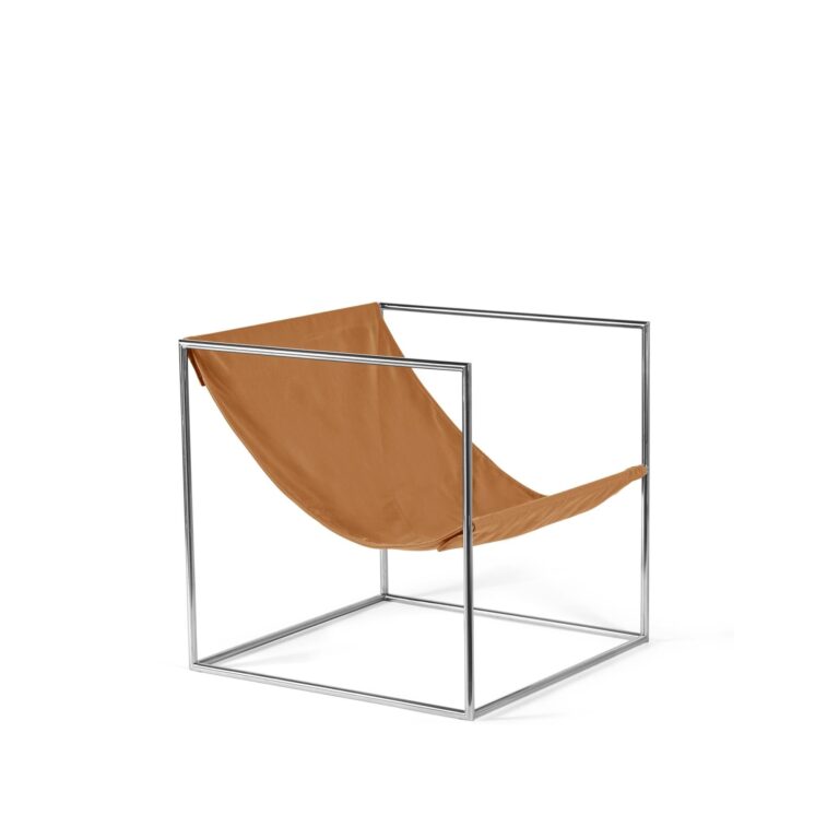 Valerie Object Solo Seat Lænestol Rustfri Stål/Pink