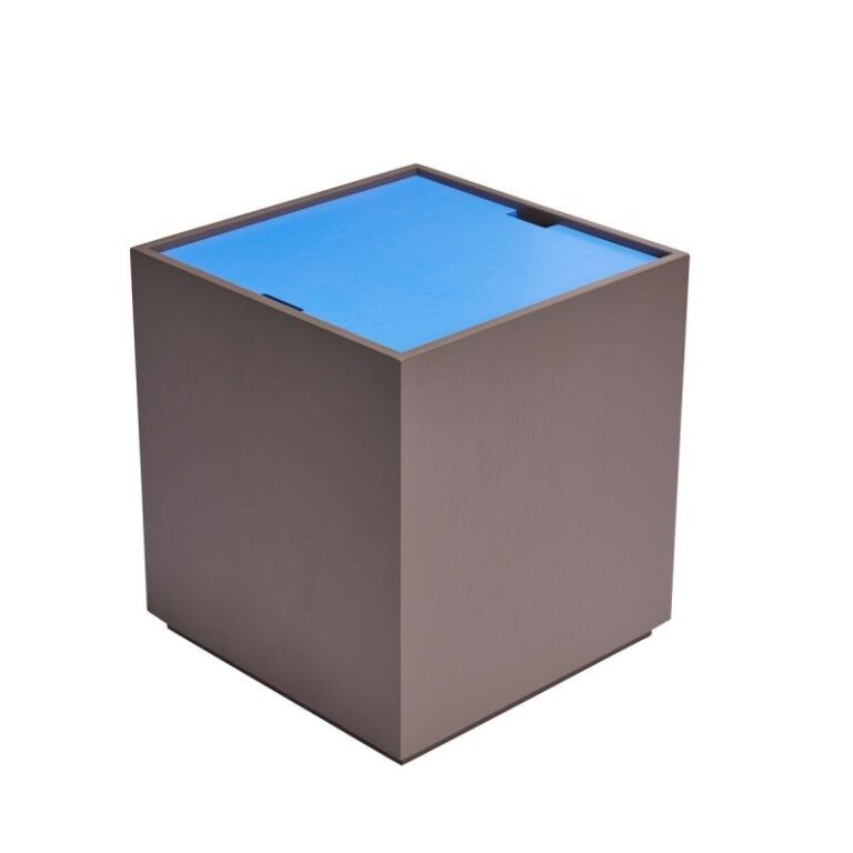 Vault Sidebord/Opbevaringskasse Brun/Blå