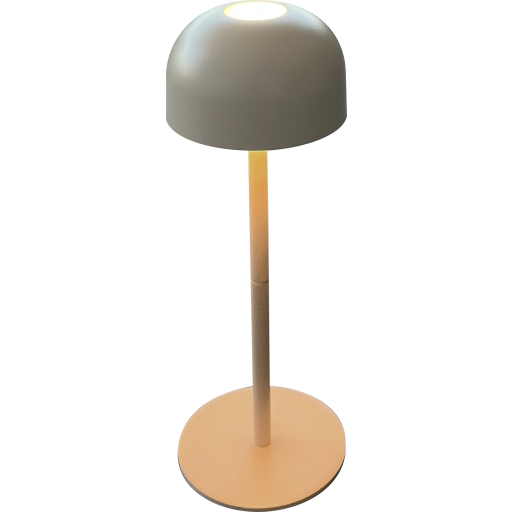 Veli Line Shine genopladelig bordlampe, grå