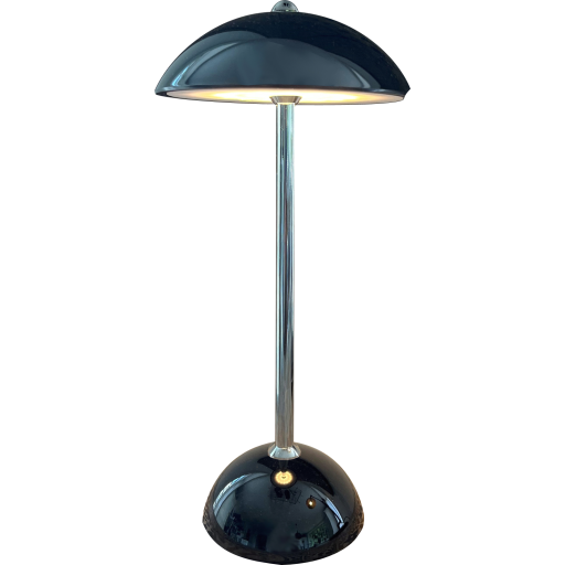 Veli Line Suave genopladelig bordlampe, sort