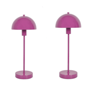 Vienda 2 stk - Lilla - Bordlampe - Herstal