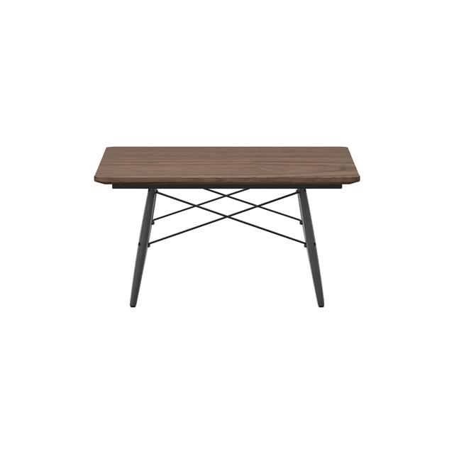 Vitra Eames Sofabord Firkantet Valnød/Sort Ask