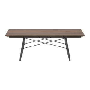 Vitra Eames Sofabord Rektangulært Valnød/Sort Ask