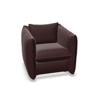 Vitra Mariposa Club Lænestol Plano Dark Red/Nero