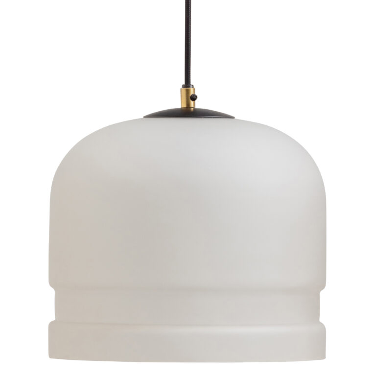 WOOOD EXCLUSIVE Micah loftlampe - offwhite glas og strygejern