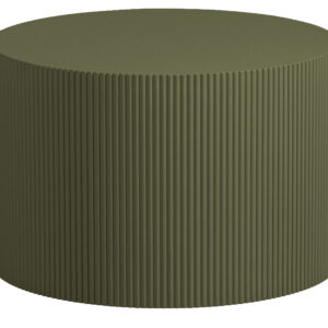 WOOOD EXCLUSIVE Sanne sidebord, rund - army grøn MDF (Ø60)