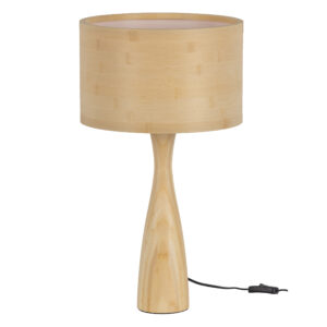 WOOOD Lunar bordlampe - natur bambus