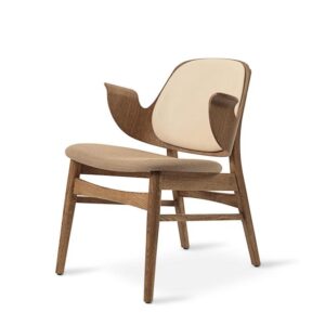 Warm Nordic Gesture Lænestol BS Vegetal Sprinkles 254/Teaktræ