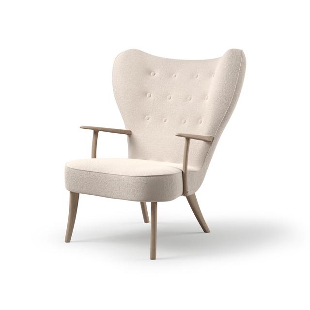 Warm Nordic Pragh Lænestol Barnum 24/Hvidoileret Eg