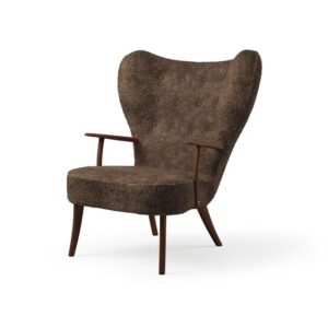 Warm Nordic Pragh Lænestol Sheepskin Drake/Oileret Valnød