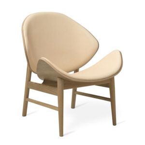 Warm Nordic The Orange Lænestol med Sæde og Rygpolstring Vegetal 090/Egetræ