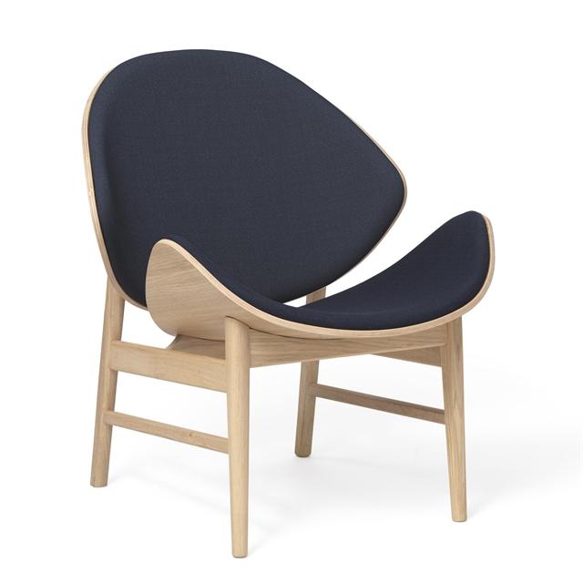 Warm Nordic The Orange Lænestol med Sæde og Rygpolstring Vidar 554/Egetræ