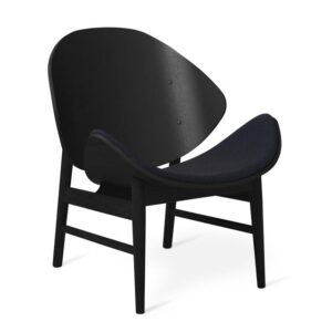 Warm Nordic The Orange Lænestol med Sædepolstring Sprinkles 794/Sort Egetræ