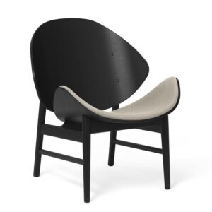 Warm Nordic The Orange Lænestol med Sædepolstring Vidar 222/Sort Egetræ