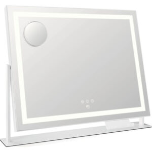 Wilfa EC Sparkle MI1W-D58 makeup spejl med lys, 64x50,3 cm, hvid