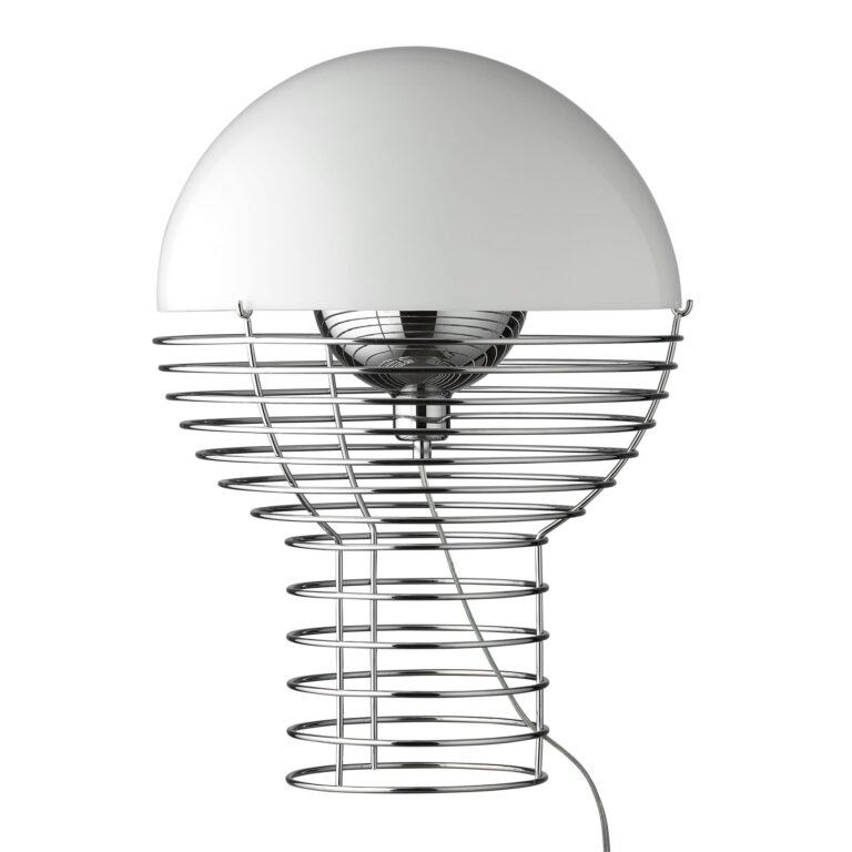 Wire Bordlampe Ø40 Hvid