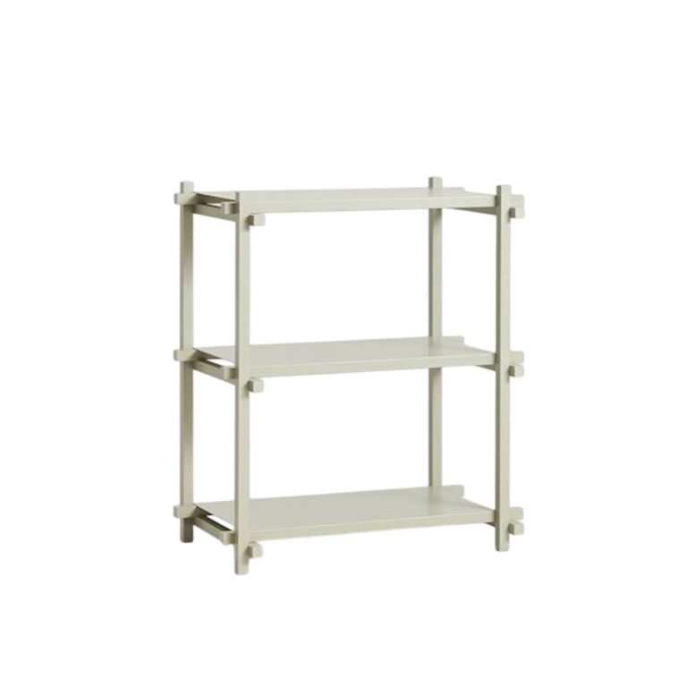 Woody Shelving 2.0 Reol Lille Smokey Grey/Stål