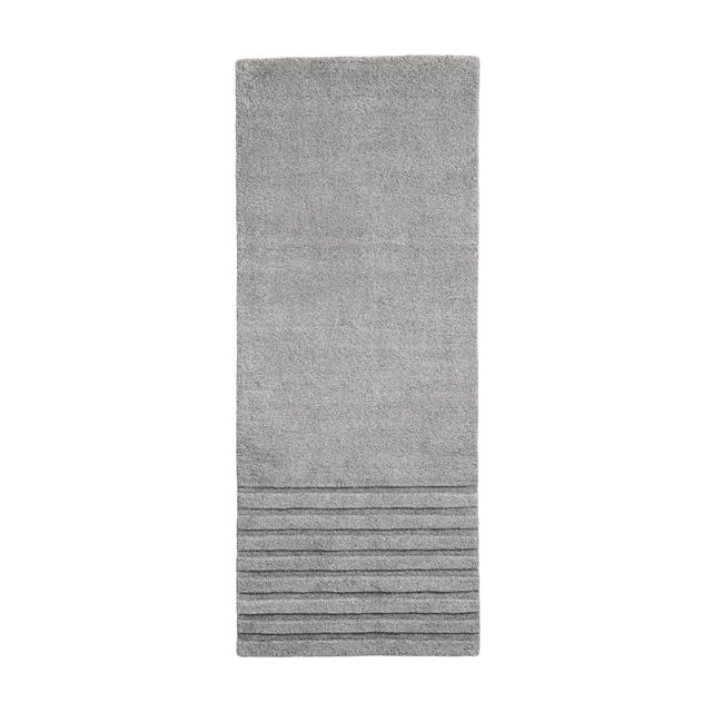 Woud Kyoto Gulvtæppe 80x200 Grå